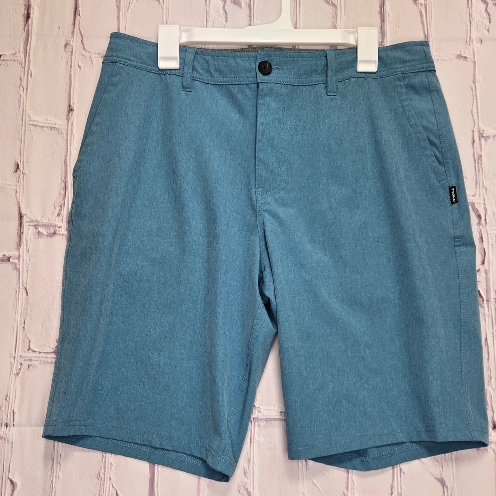 O'Neill Hybrid Shorts Blue Hyperfreak Stretch Hyperdry Walk Hiking Casual Men 34